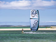 Kite Surfing at Eyre, South Australia. Photo by South Australia Tourist Board