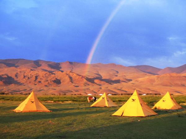 Genghis Khan warrior training in Mongolia