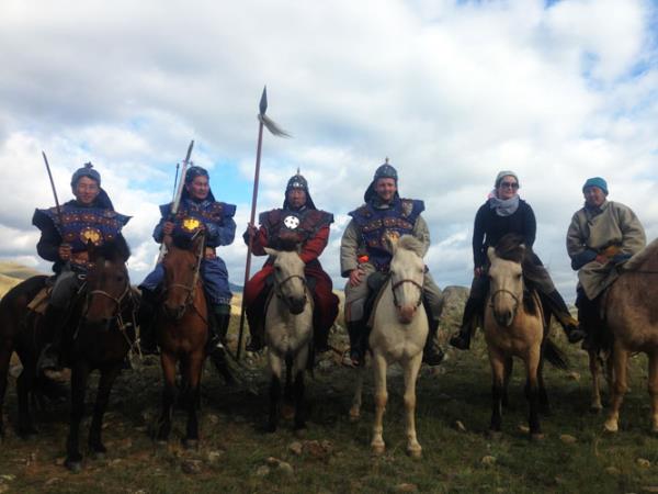 Genghis Khan warrior training in Mongolia