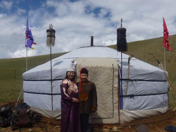 Genghis Khan warrior training in Mongolia