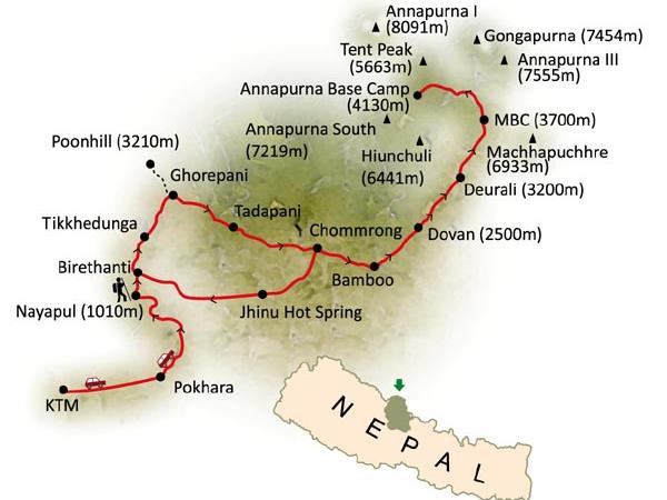 Annapurna base camp trekking holiday in Nepal