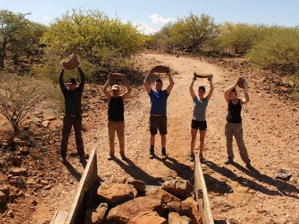 Elephant conservation project in Namibia