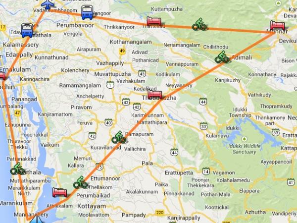 Kerala cycling holiday, India