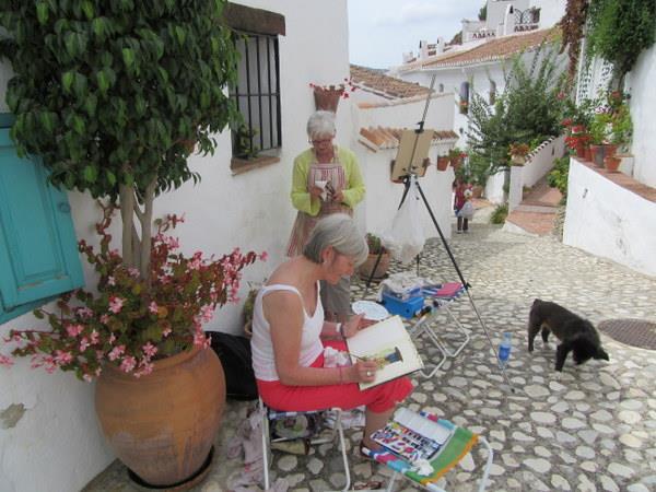 Painting holiday in Andalucia
