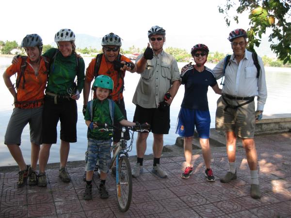 Cambodia family cycling holiday