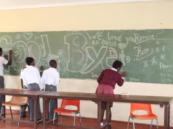 Teaching assistant volunteering in South Africa