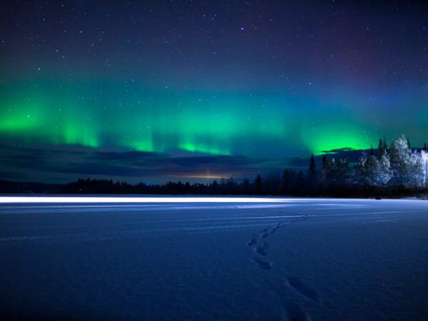 Family winter activity holiday in Finland