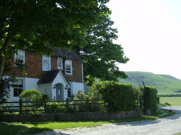 South Downs farmhouse, Alciston, England