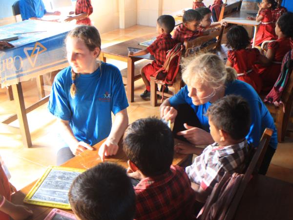 Family holiday with volunteering in India
