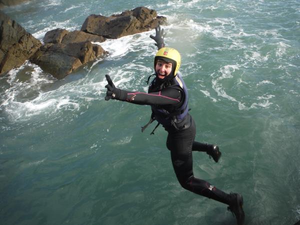 Coasteering weekend in Wales