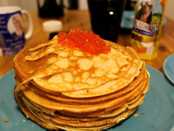 Maslenitsa winter festival in Russia