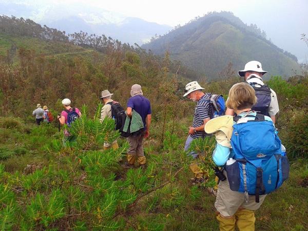 Walking and cycling holiday in Kerala, India
