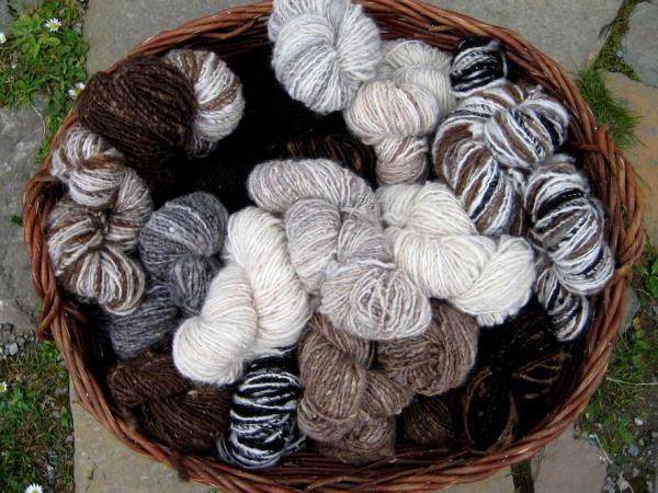 Scotland traditional crafts holiday, dye to hand spin