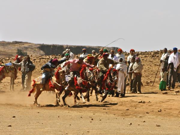 Trekking in Ethiopia, nr Lalibela