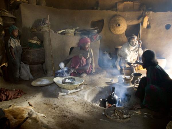 Trekking in Ethiopia, nr Lalibela
