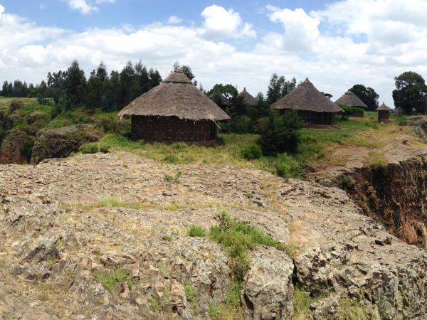 Trekking in Ethiopia, nr Lalibela