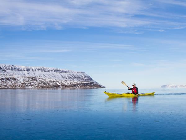 West Fjords kayaking holiday in Iceland