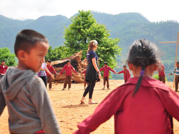 Family volunteering and adventure holiday, Nepal