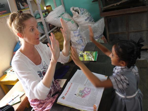 Yoga in India and volunteering holiday