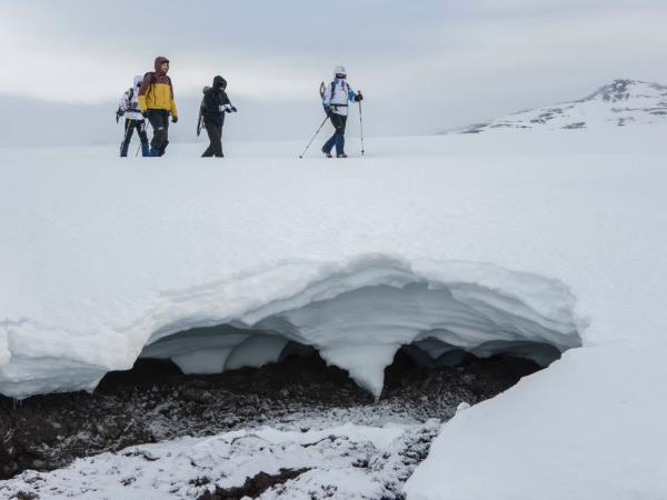Iceland northern lights and snowshoeing holiday