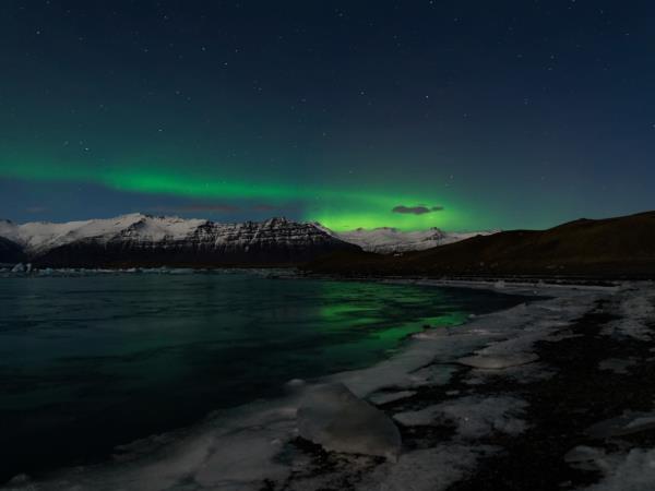 Iceland northern lights and snowshoeing holiday