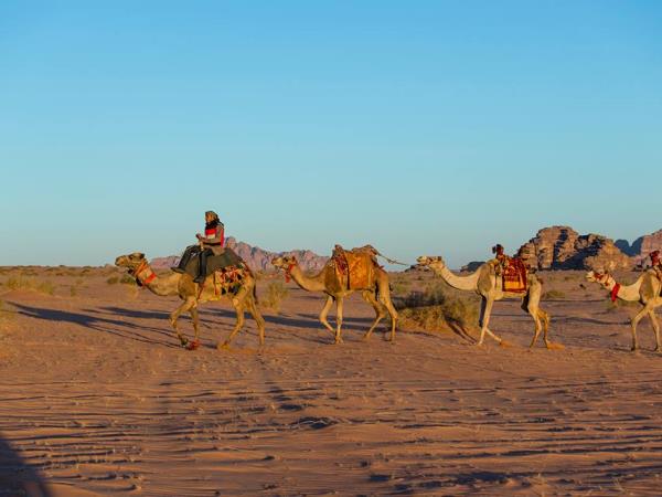Jordan culture holiday with camel safari
