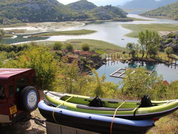 Canoeing and kayaking holiday in Montenegro, Lake Skadar