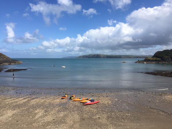 Sea kayaking holiday in Wales