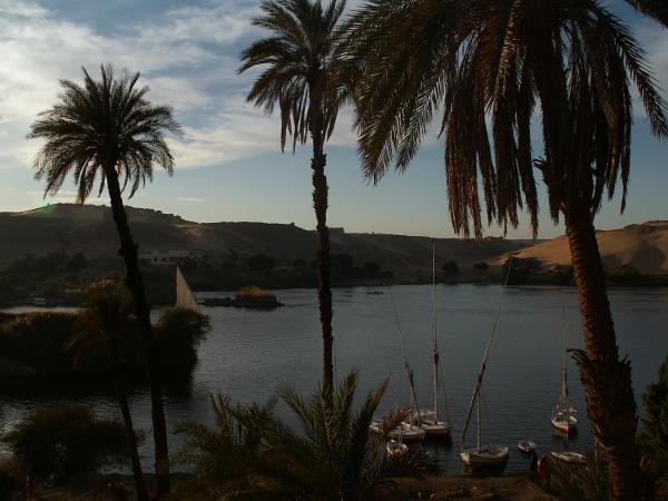 Self catering house on the Nile near Aswan, Egypt