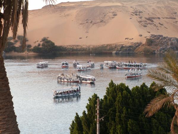 Self catering house on the Nile near Aswan, Egypt