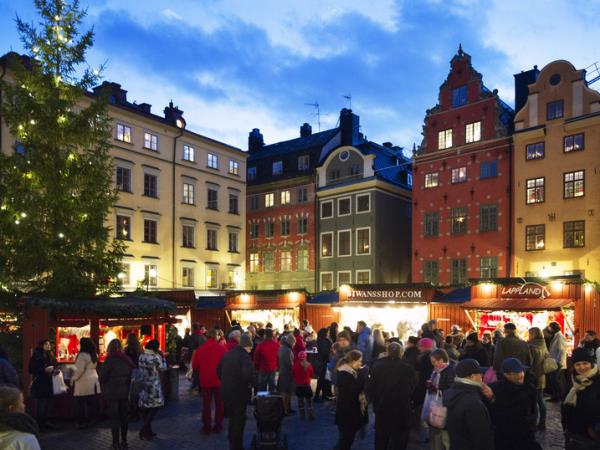 Christmas markets holiday in Sweden