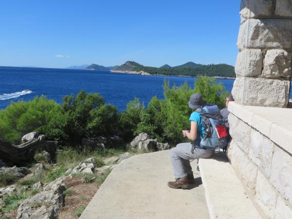 Croatian coast walking tours, self guided