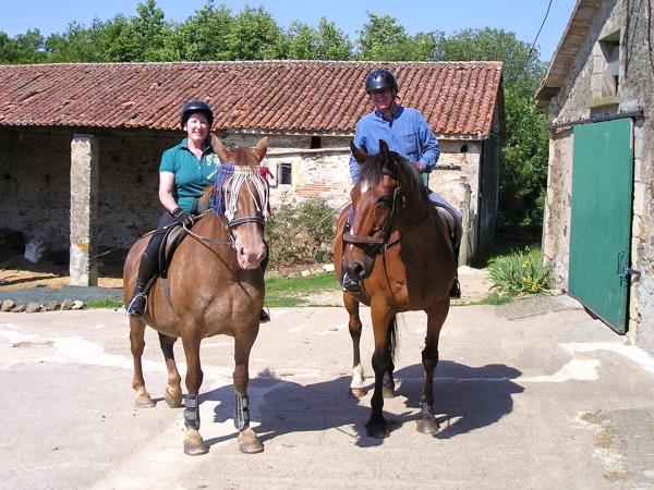Horse riding holiday in France