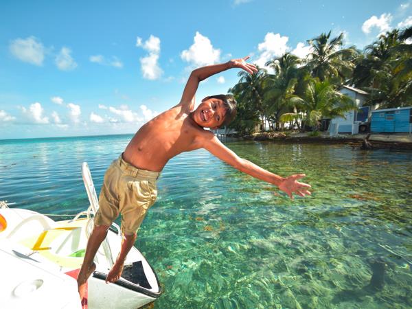 Family holiday to Guatemala and Belize, temples and islands