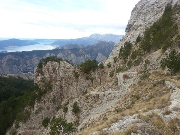 Montenegro walking holidays, self guided