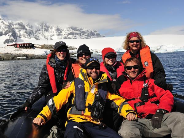 Antarctic expedition cruise, fly the Drake passage