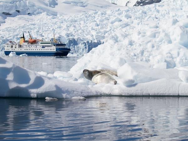 Antarctic expedition cruise, fly the Drake passage