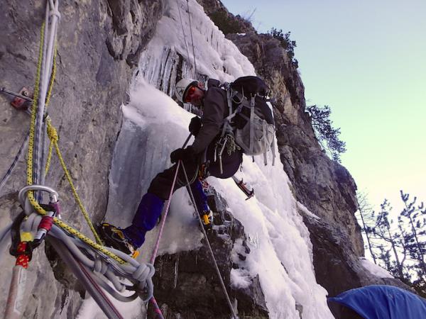 Ice climbing holiday in the French Alps