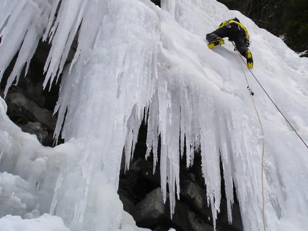 Ice climbing holiday in the French Alps