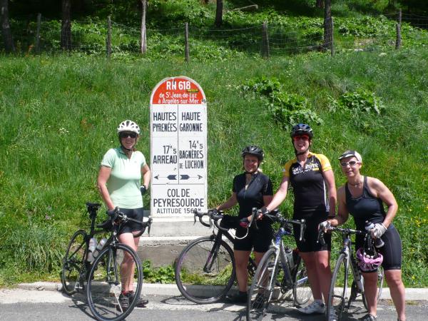 French Pyrenees women only cycling tour