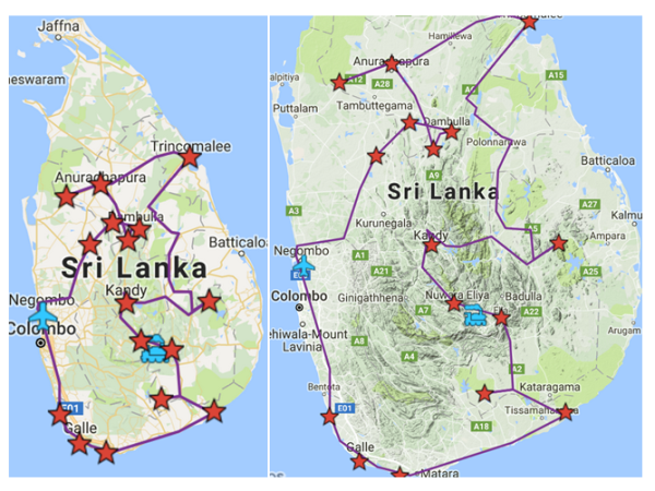 Sri Lanka tour, highlights & beaches