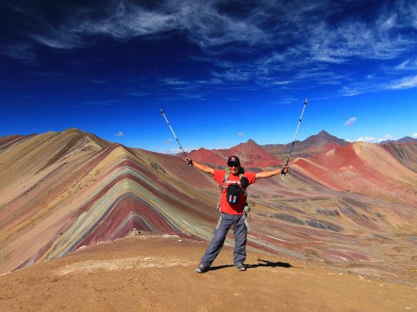 Rainbow Mountain trek in Peru