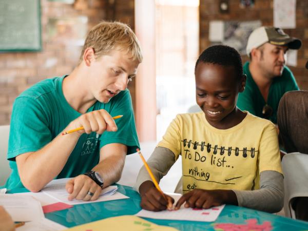 Volunteer with children & animals in South Africa