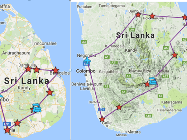 Sri Lanka holiday, two weeks