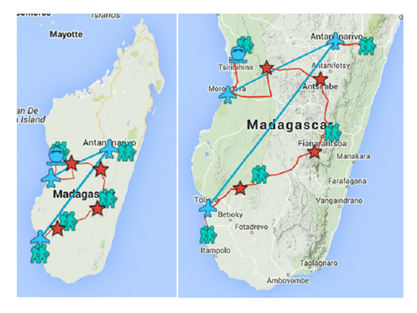 Tour of Madagascar, tailor made
