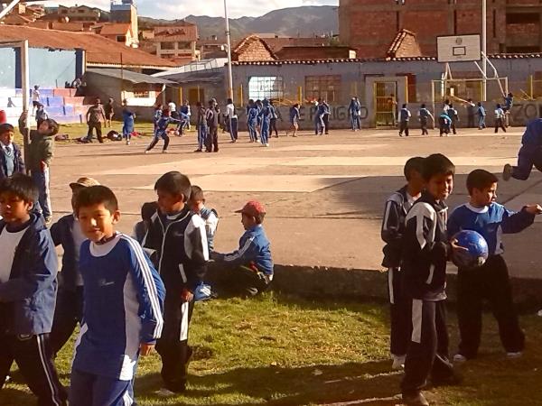 Family volunteering in Peru