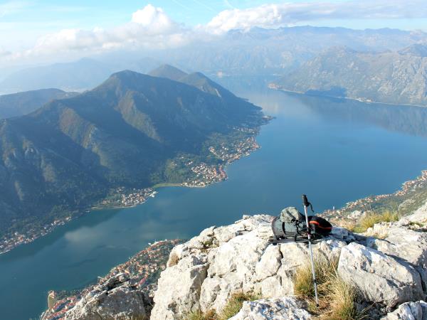 Montenegro hiking holiday, Bay of Kotor