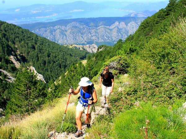 Montenegro hiking holiday, Bay of Kotor