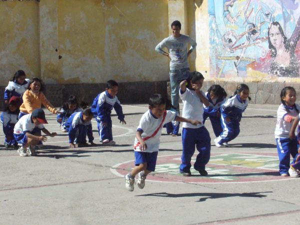 Family volunteering in Peru
