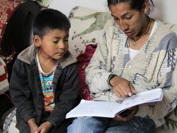 Family volunteering in Peru